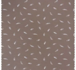 VBS Marktplatz Jerseystoff|Stoff Meterware>Jersey-Stoff "Federn Taupe"