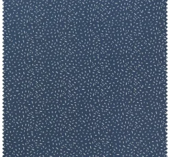 VBS Marktplatz Jerseystoff|Stoff Meterware>Jersey-Stoff "Konfetti-Streifen Jeans-Blau"