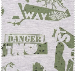 VBS Marktplatz Jerseystoff|Stoff Meterware>Jersey-Stoff Melange "Danger"