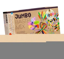 Kinder GLOREX Deko-Bastelsets|Bastelzubehör>Jumbo Bastel-Mix, ca. 1.000 Teile