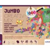 Kinder GLOREX Deko-Bastelsets|Moosgummi>Jumbo Creativ-Mix "Moosgummi", ca. 1.000 Teile