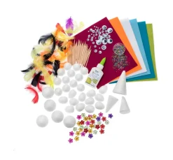 Kinder GLOREX Deko-Bastelsets>Jumbo Creativ-Mix "Styropor", ca. 1.000 Teile