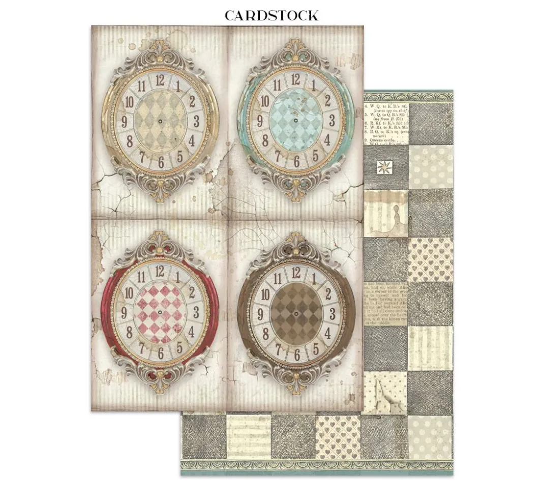 Stamperia Farb- & Motivblöcke|Scrapbooking>Junk Journal Book "Alice in Christmas"
