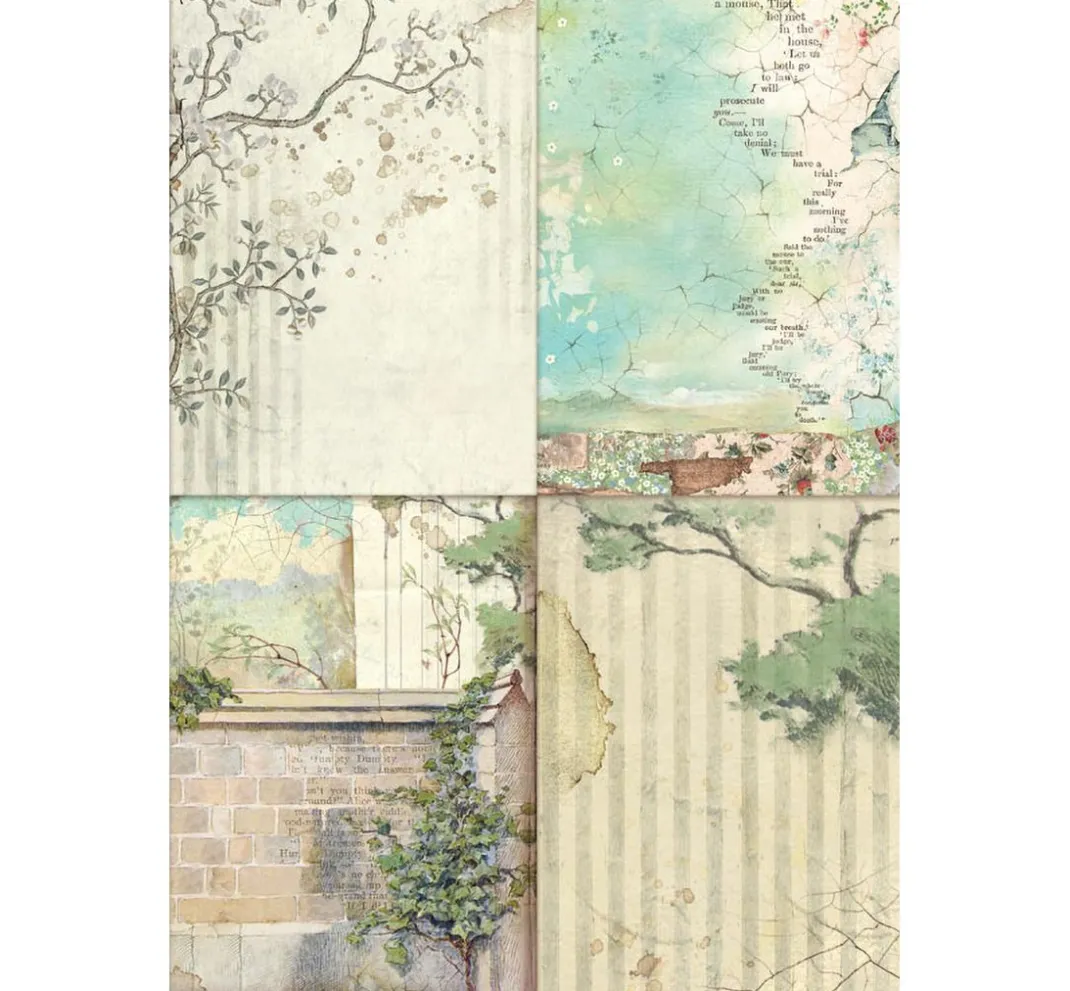 Stamperia Farb- & Motivblöcke|Scrapbooking>Junk Journal Book "Alice in Christmas"