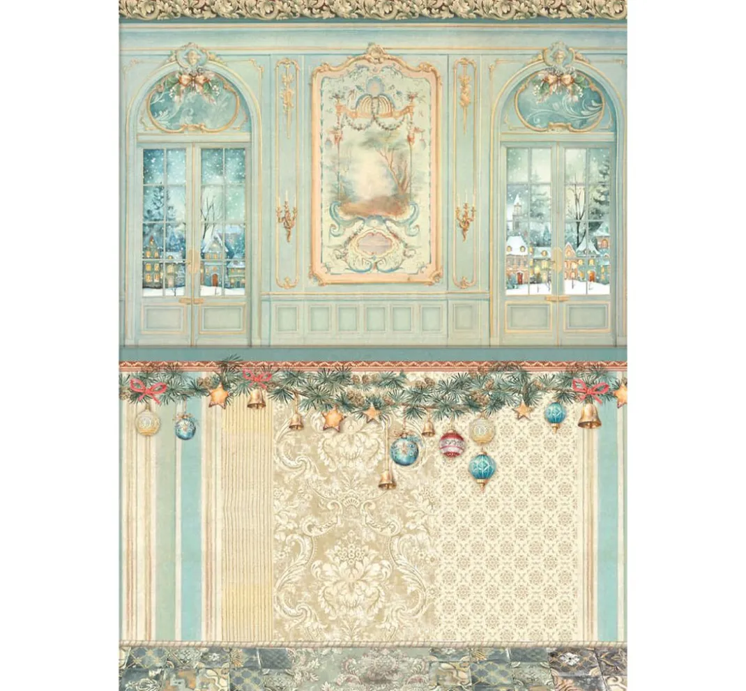 Stamperia Farb- & Motivblöcke|Scrapbooking>Junk Journal Book "Alice in Christmas"