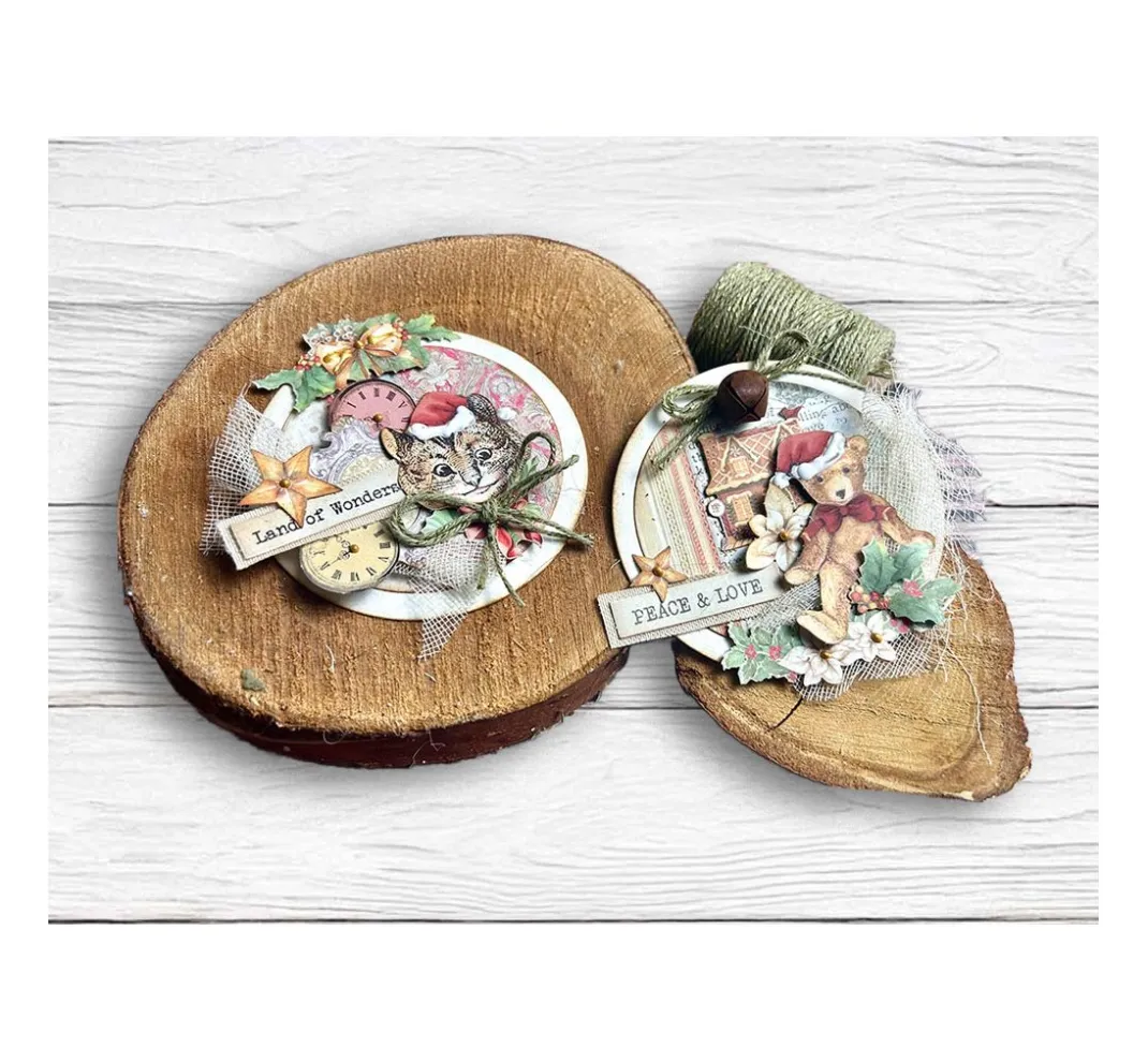 Stamperia Farb- & Motivblöcke|Scrapbooking>Junk Journal Book "Alice in Christmas"