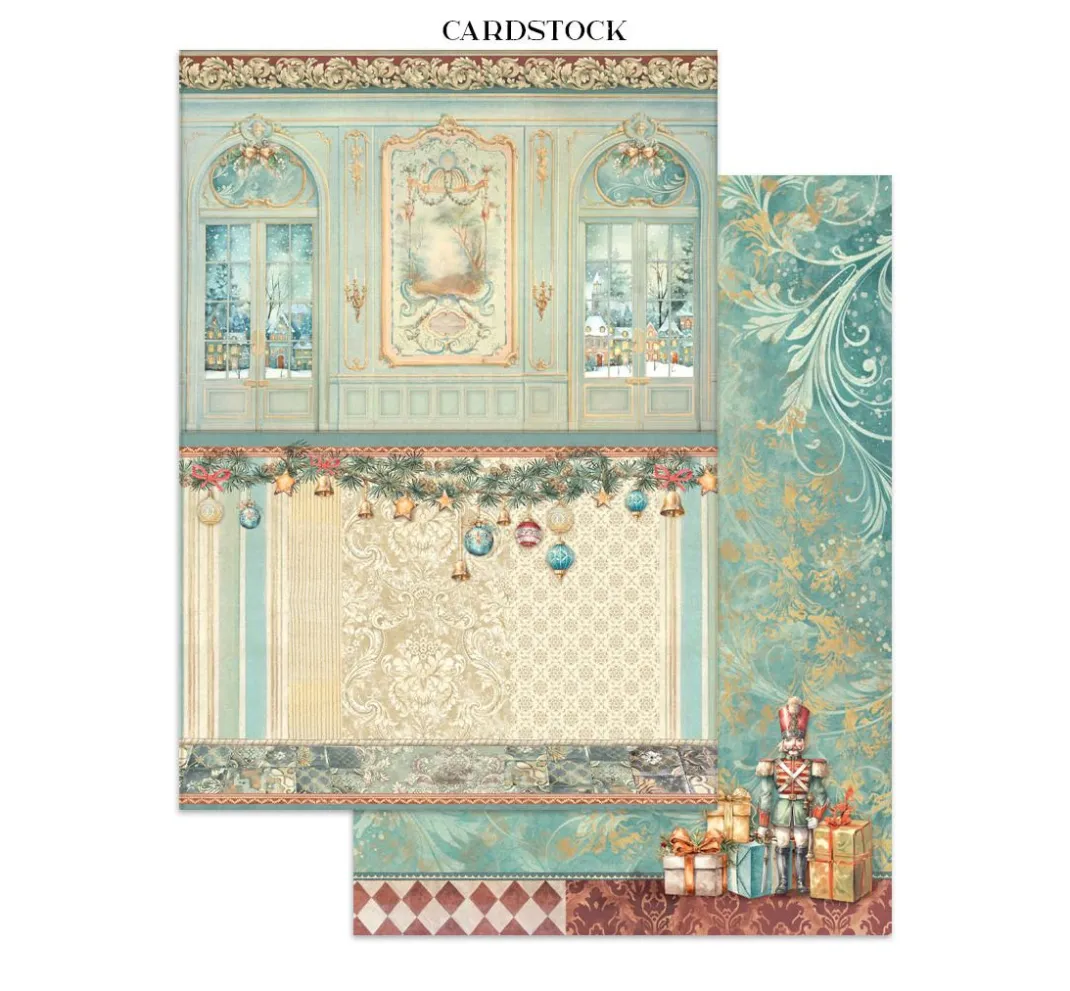 Stamperia Farb- & Motivblöcke|Scrapbooking>Junk Journal Book "Alice in Christmas"