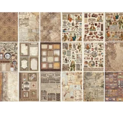 Stamperia Scrapbooking|Papier-Bastelsets>Junk Journal Book "Coffee and Chocolate"