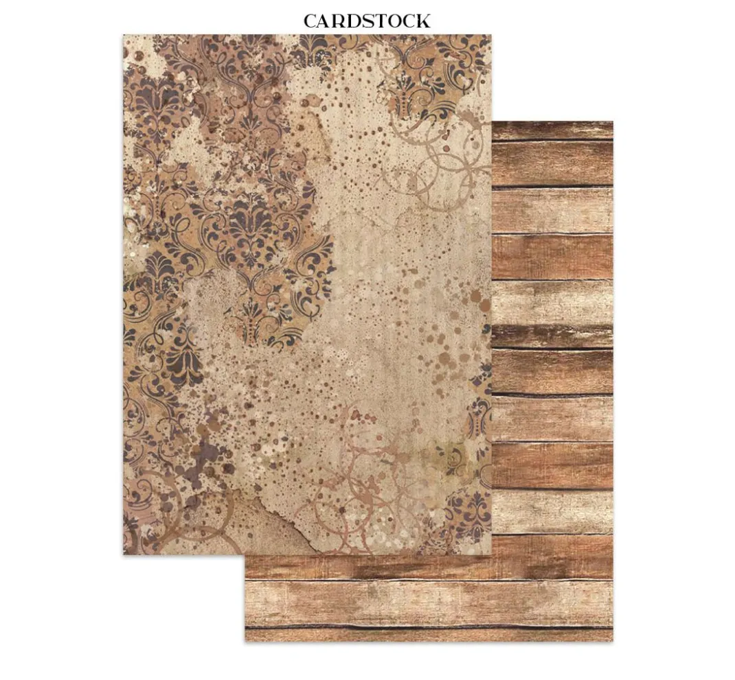 Stamperia Scrapbooking|Papier-Bastelsets>Junk Journal Book "Coffee and Chocolate"