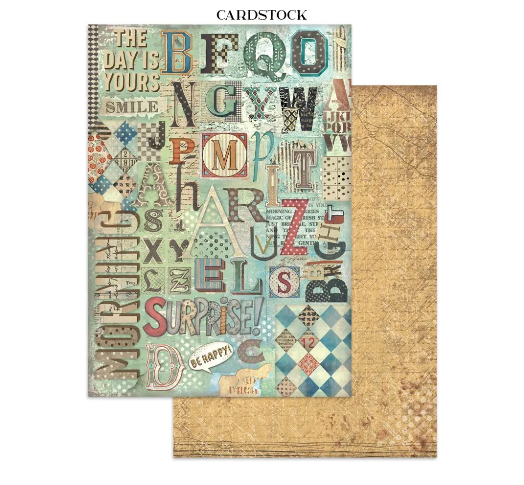 Stamperia Papier-Bastelsets|Farb- & Motivblöcke>Junk Journal Book "Furry Friends"