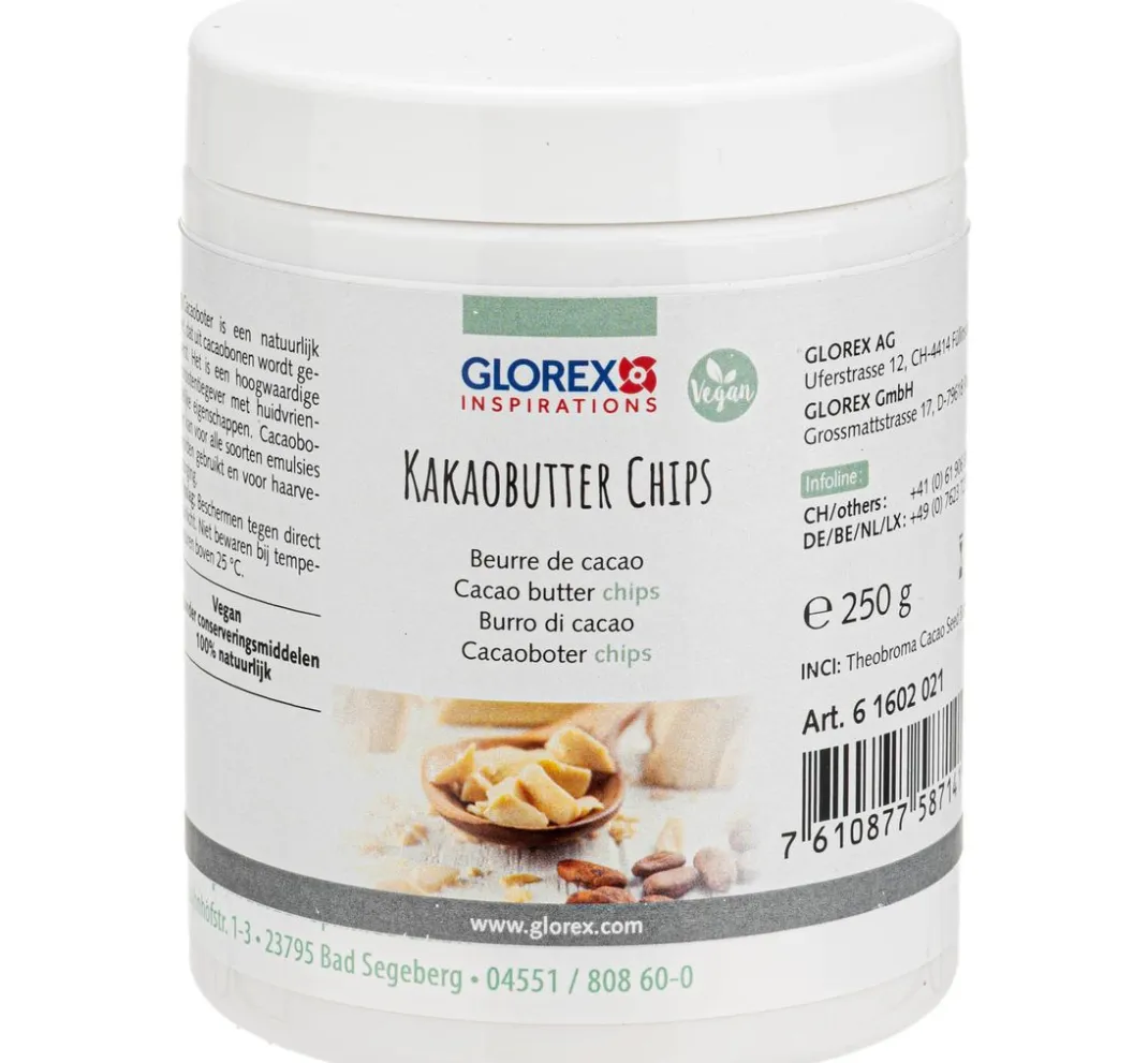 GLOREX Seifen-Design|Naturkosmetik>Kakaobutter-Chips
