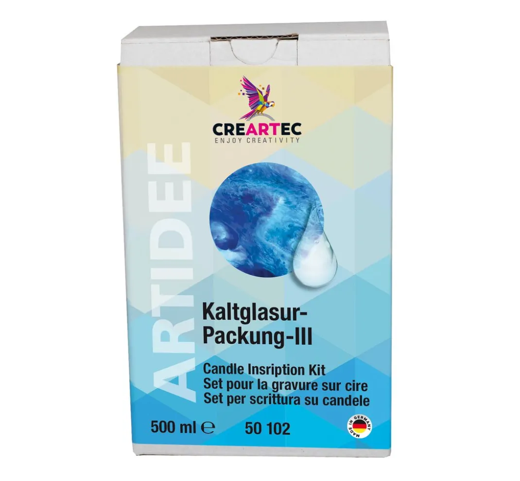 CREARTEC Kunstharzlack|Glasuren & Lasuren>Kaltglasur-Packung, 500 ml