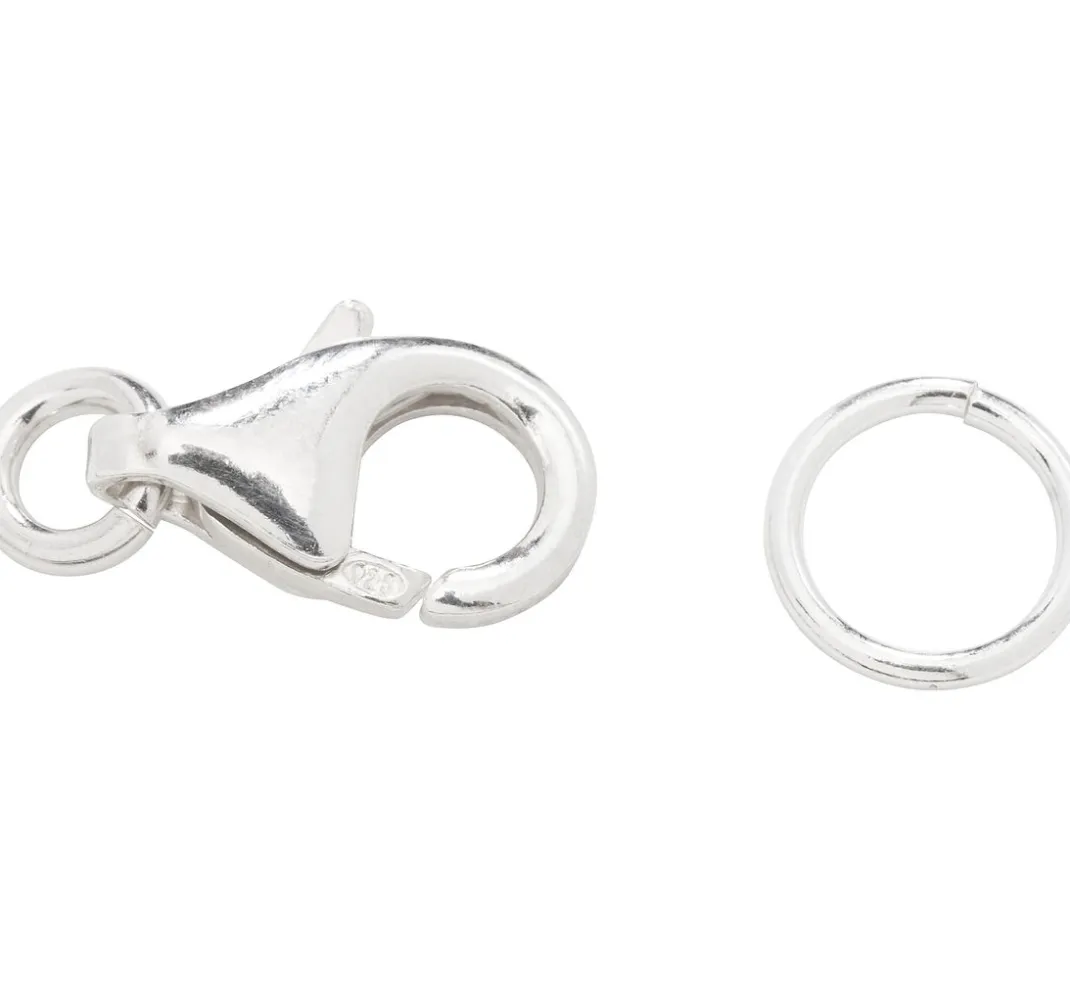 PRACHT Karabiner>Karabinverschluss, 925er Sterling-Silber