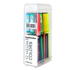karin Aquarell|Künstlerfarbe>Brushmarker PRO Set, 12 Farben