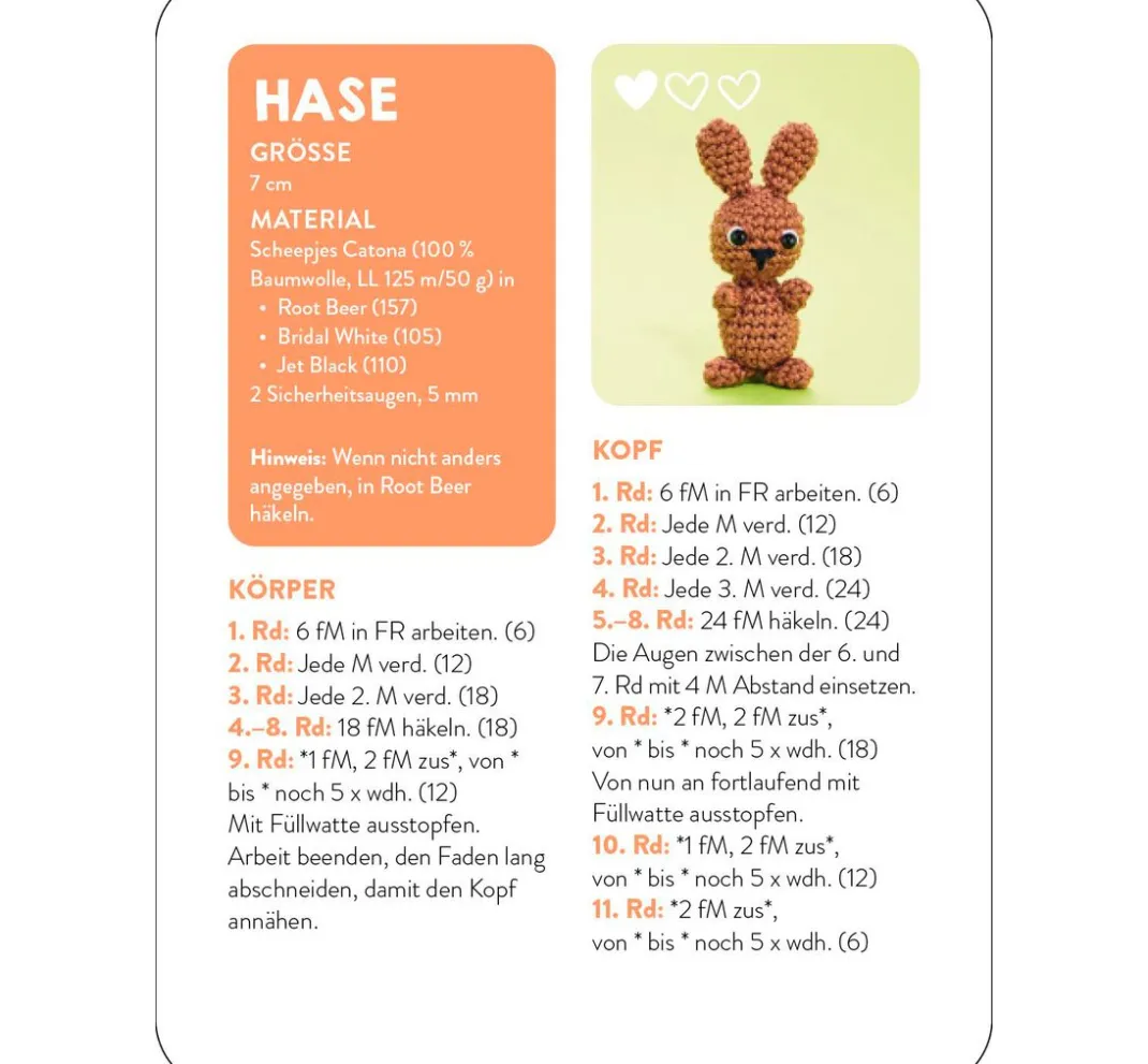 EMF Häkelanleitungen|Häkeln>Kartenset "55 x häkeln - Mini-Amigurumi"