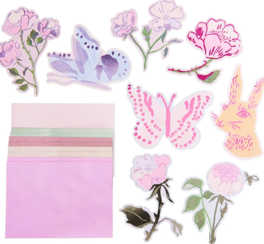 Rico Design Karten & Umschläge|Papier-Bastelsets>Kartenset "La Vie En Rose"