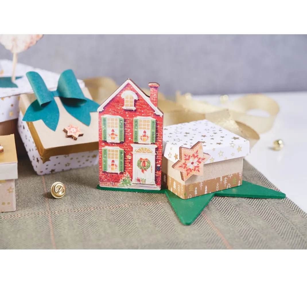 Kinder Heyda Papier|Tonpapier & Fotokarton>Karton-Block "Sterne" Gold/Silber