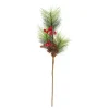 DPI Tanne|Gräser & Beeren>Kiefern-Pick mit Beeren und Zapfen, L 45 cm