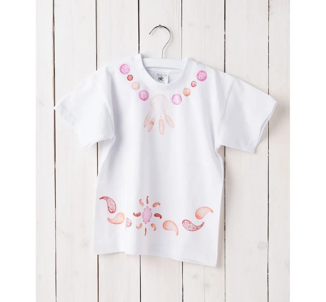 ohne Marke Batik|Weitere Geschenkideen Für Kinder>Kinder T-Shirt "Weiß"