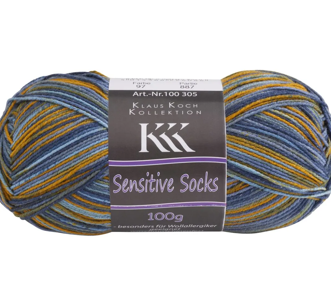 ONline Stricken|Strickwolle>KKK Wolle "Sensitive Socks"