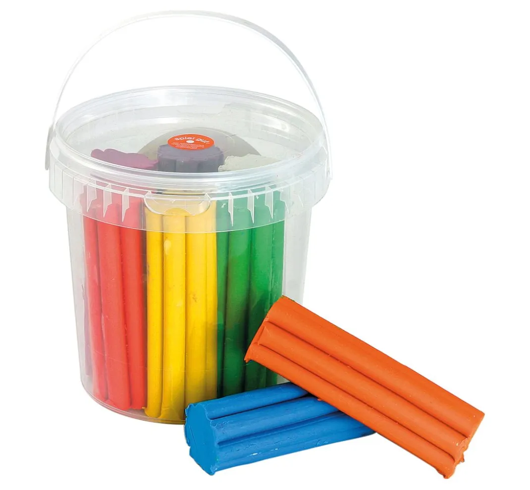 Kinder Stellwag creative Knet-Sets|Modellieren>Knet-Eimerchen, 8 Farben