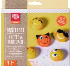 Kinder KNORR prandell Knet-Sets|Sets>Kneten & Radieren Bastelset "Be Happy"
