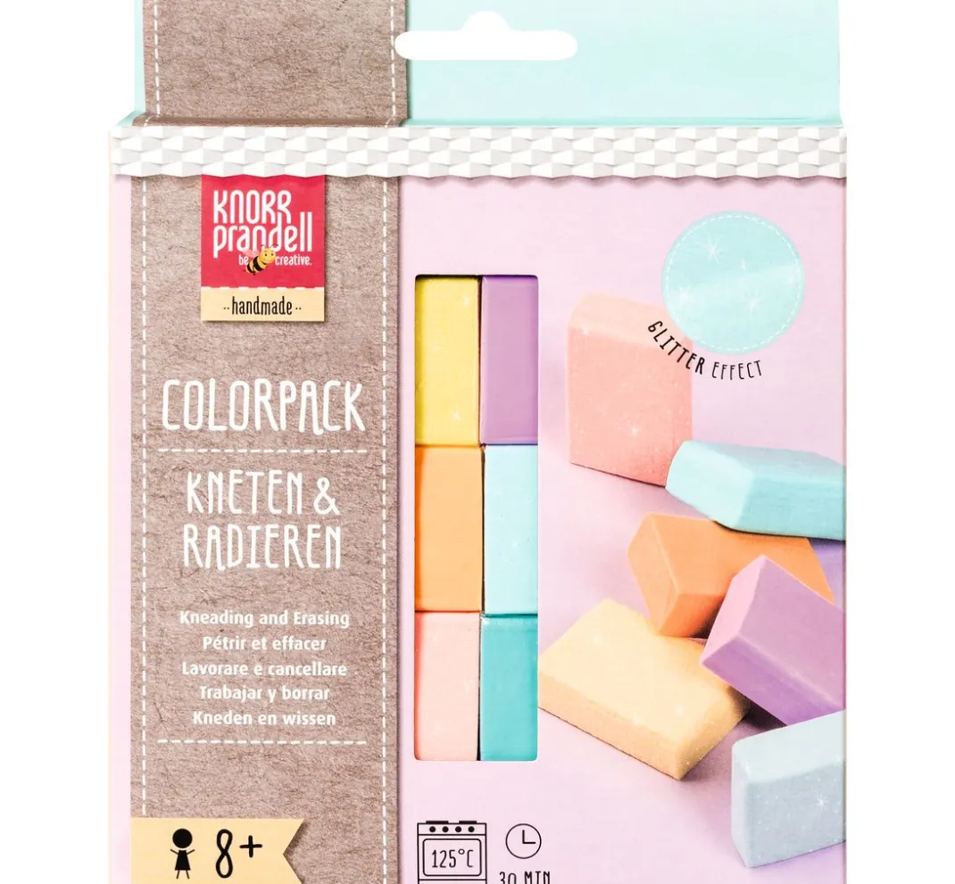 Kinder KNORR prandell Sets|Modelliermassen>Kneten & Radieren Farbset "Pastell"