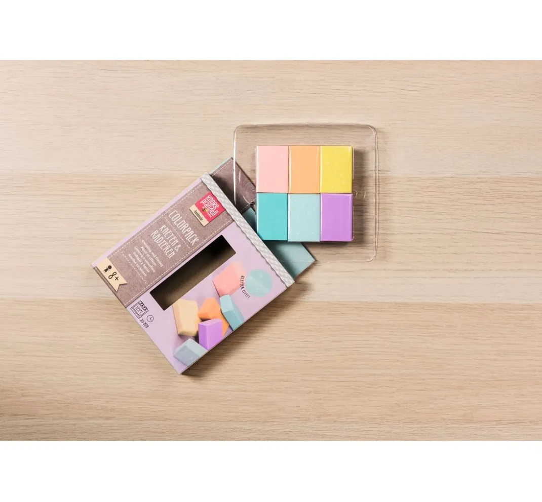 Kinder KNORR prandell Sets|Modelliermassen>Kneten & Radieren Farbset "Pastell"
