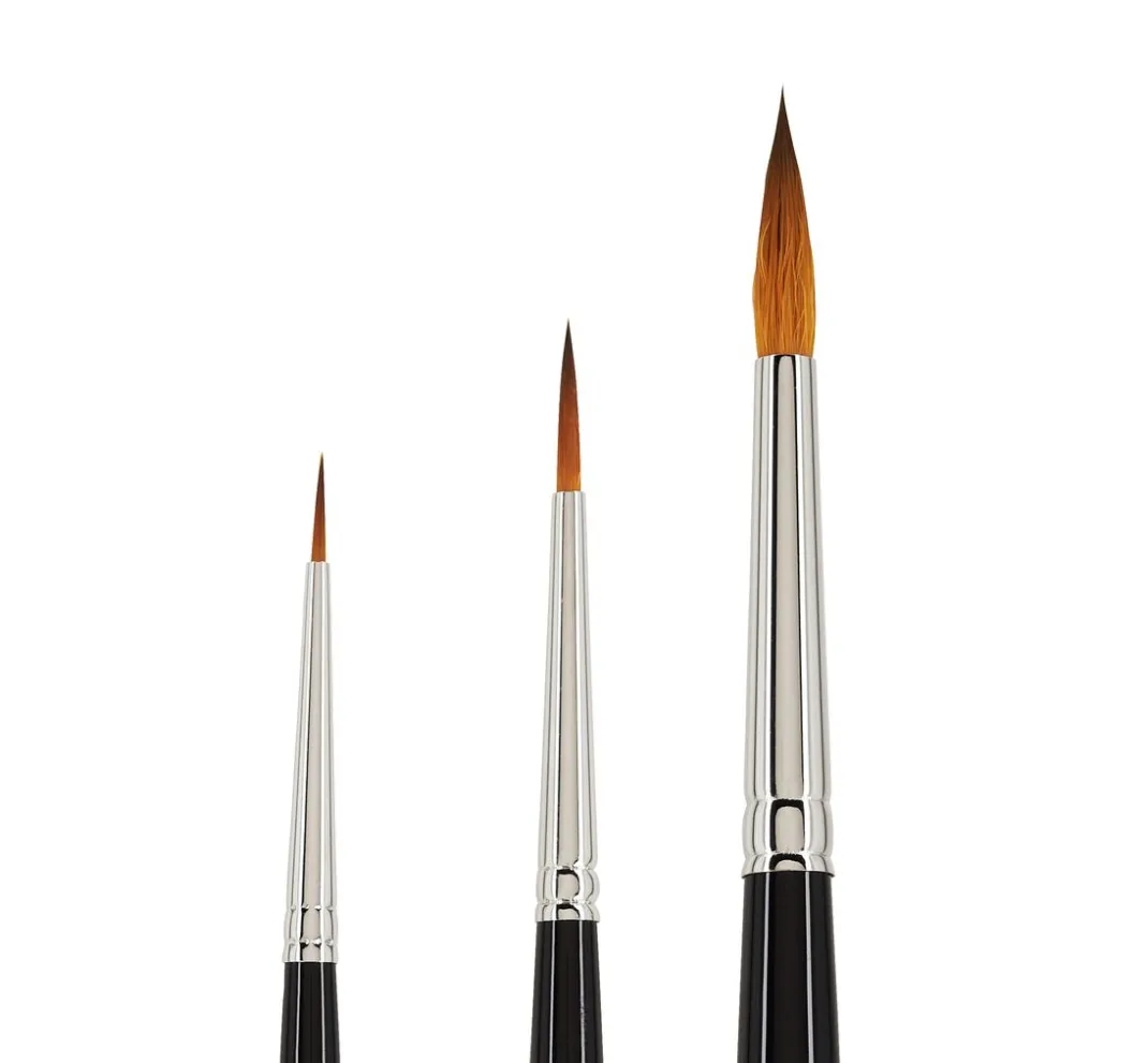 VBS Seidenmalerei|Pinsel>Kolinex Synthetik Pinsel "Fein", 3er-Set