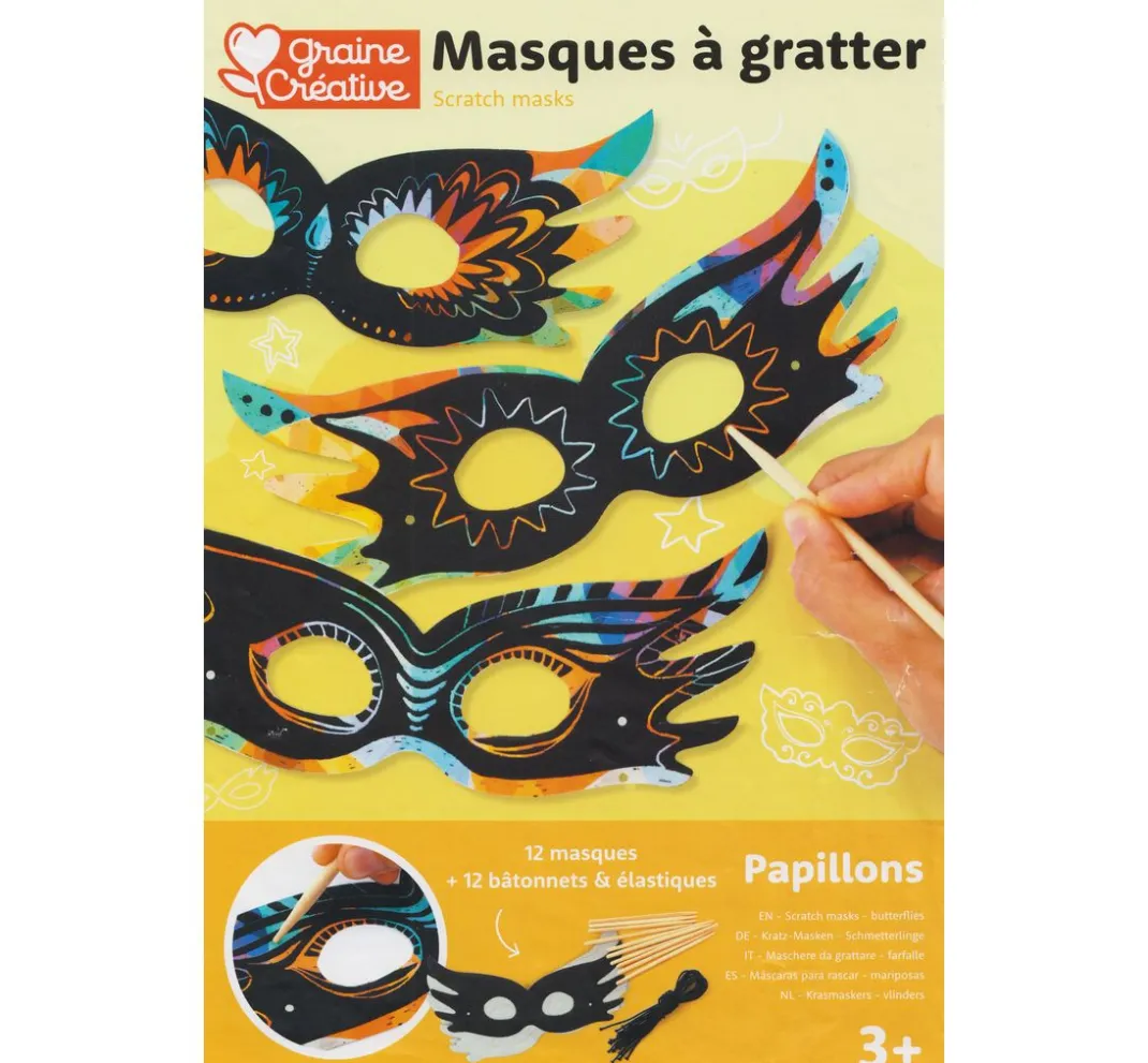 Kinder Graine Creative Kratzbilder|Kratzbilder>Kratz-Masken