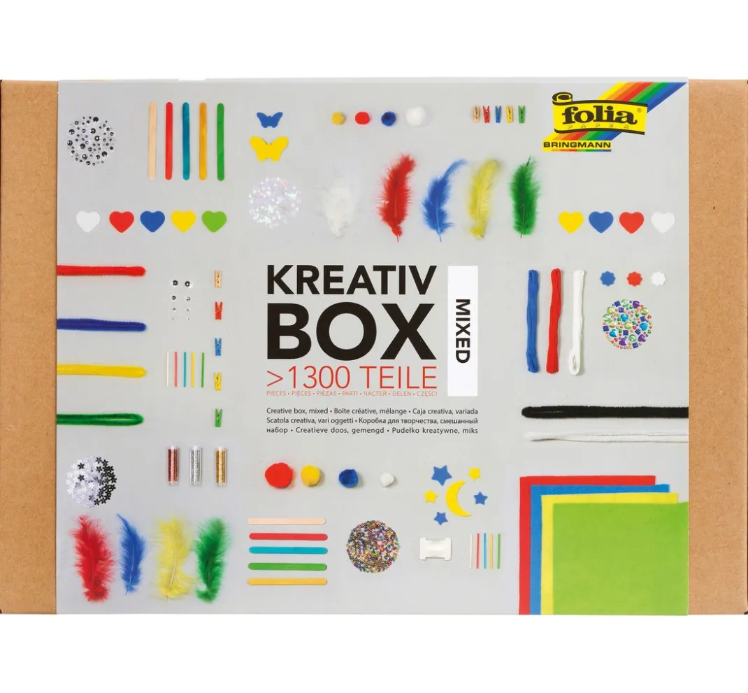 Kinder folia Deko-Bastelsets|Weitere Geschenkideen Für Kinder>Kreativ Box "Mixed"