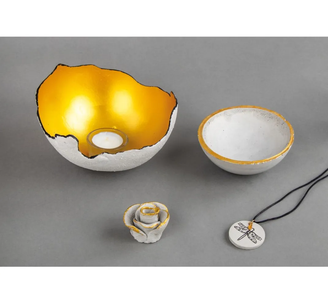 Kinder Rayher Modelliermasse|Modellieren>Kreativ-Beton "5in1"