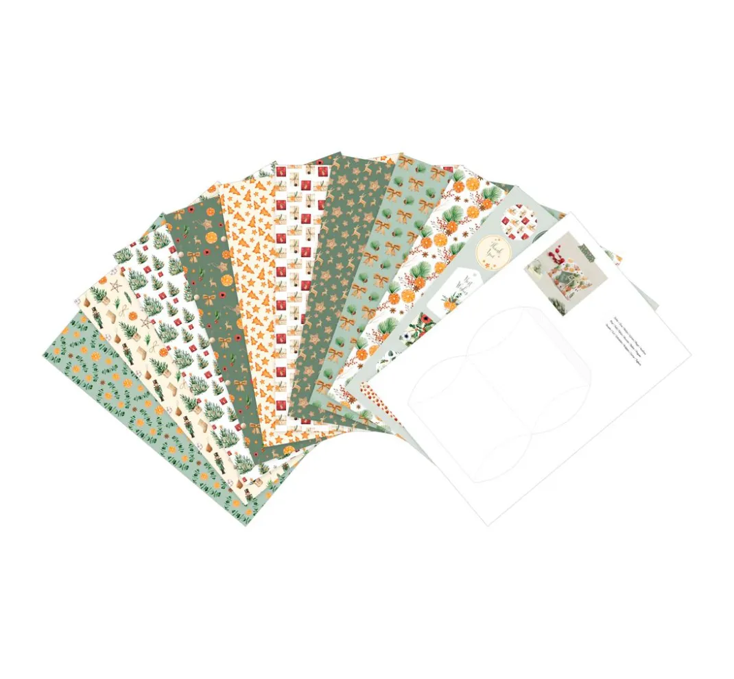 Kinder Clairefontaine Farb- & Motivblöcke|Papier>Kreativblock "Christmas Time"
