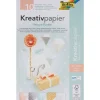 folia Spezialpapier & -Karton|Farb- & Motivblöcke>Kreativpapier "Velourspunkte"