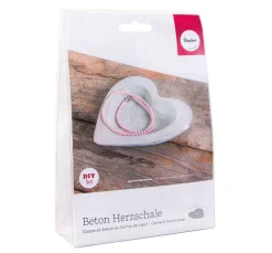 Rayher Sets|Bastelsets>Kreativ-Set "Beton Herzschale"