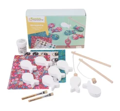 Kinder My Mandarine Papier-Bastelsets|Décopatch>Kreativ-Set Décopatch "Fische angeln"