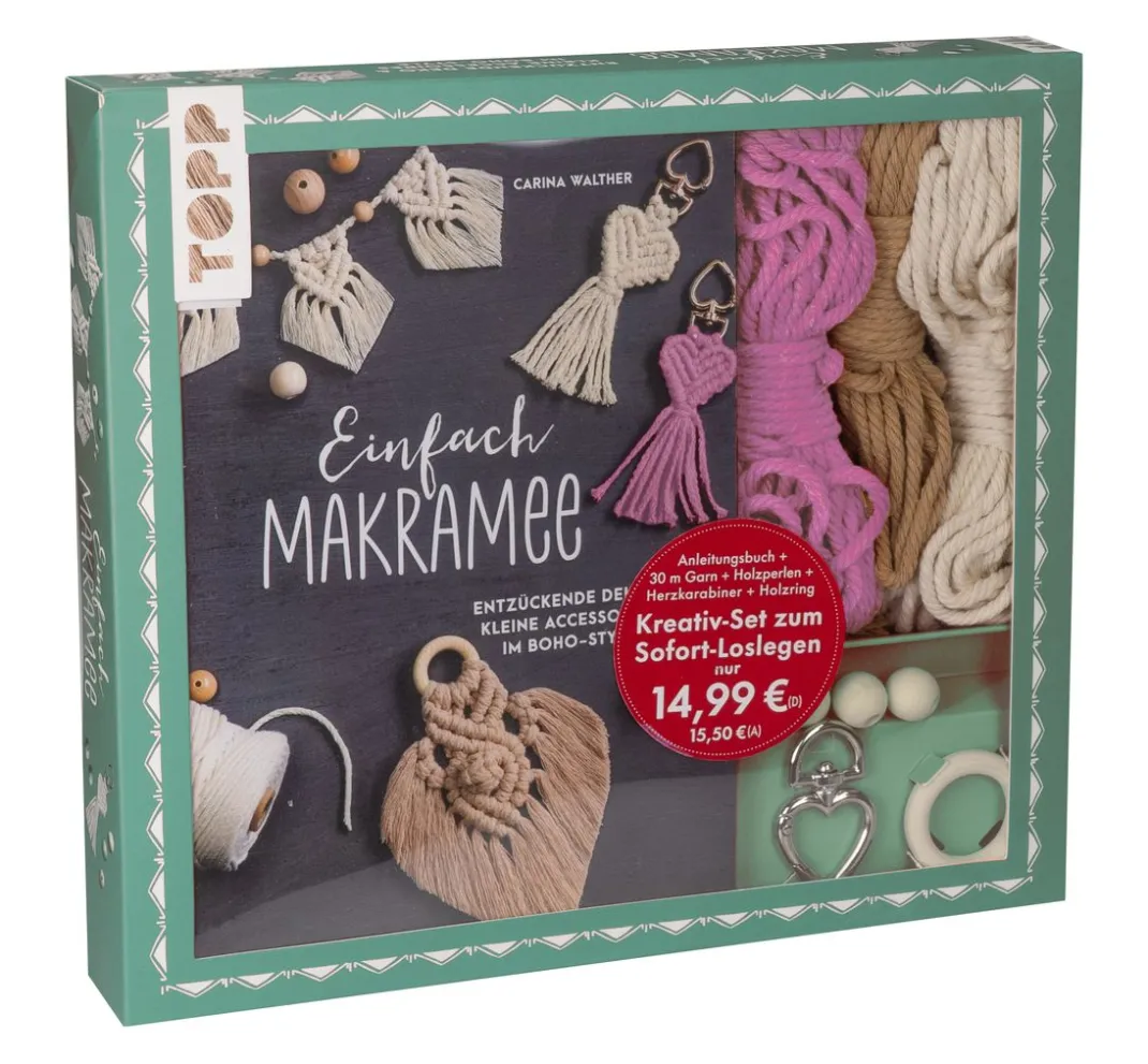 Topp Makramee|Makramee Diy Set>Kreativ-Set "Einfach Makramee. Mit Anleitungsbuch und Material"