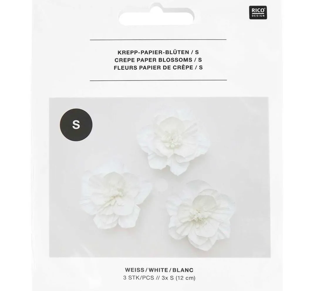 Rico Design Dekofiguren & -Objekte|Blumen>Krepppapier-Blüten