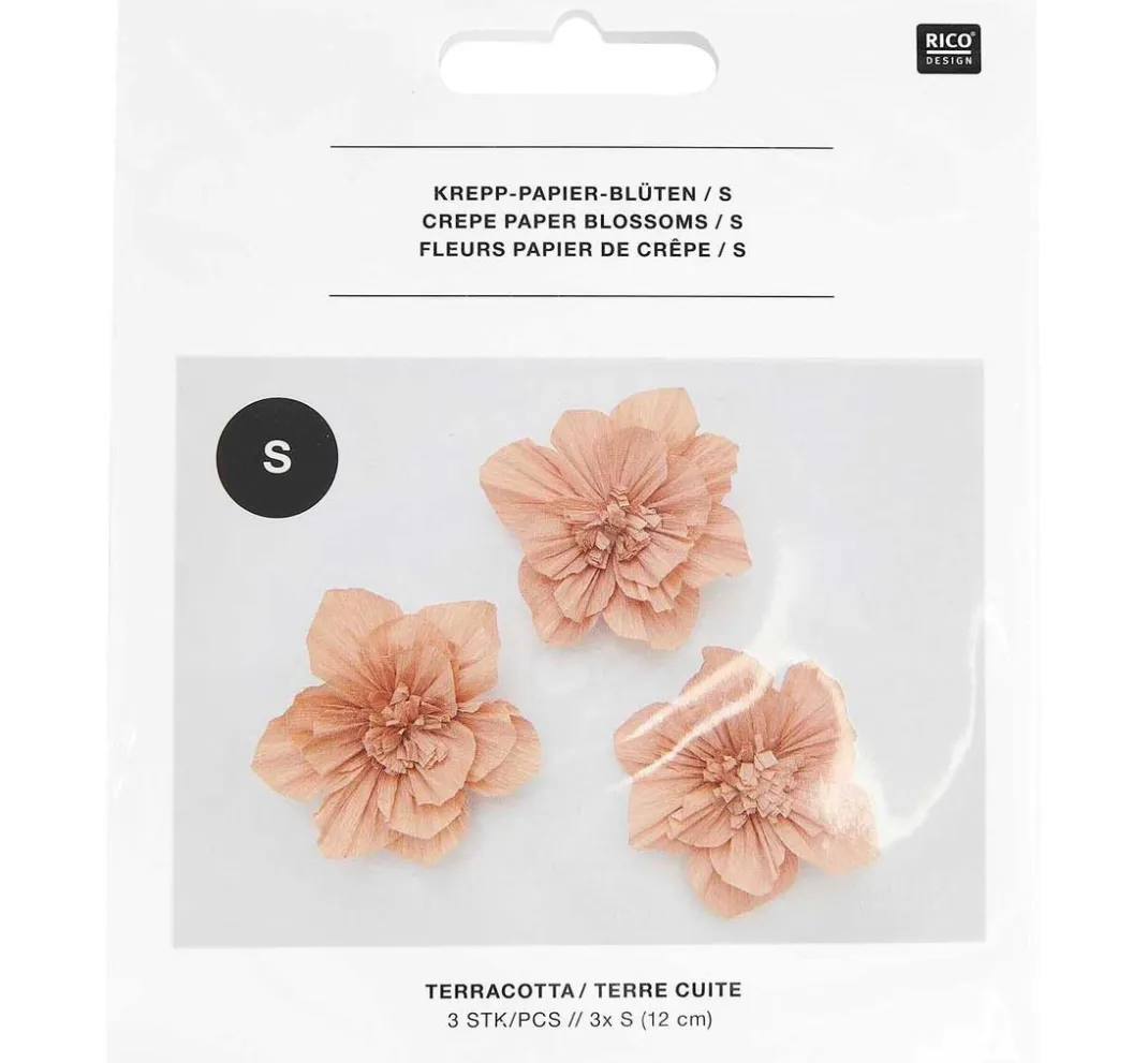 Rico Design Dekofiguren & -Objekte|Blumen>Krepppapier-Blüten