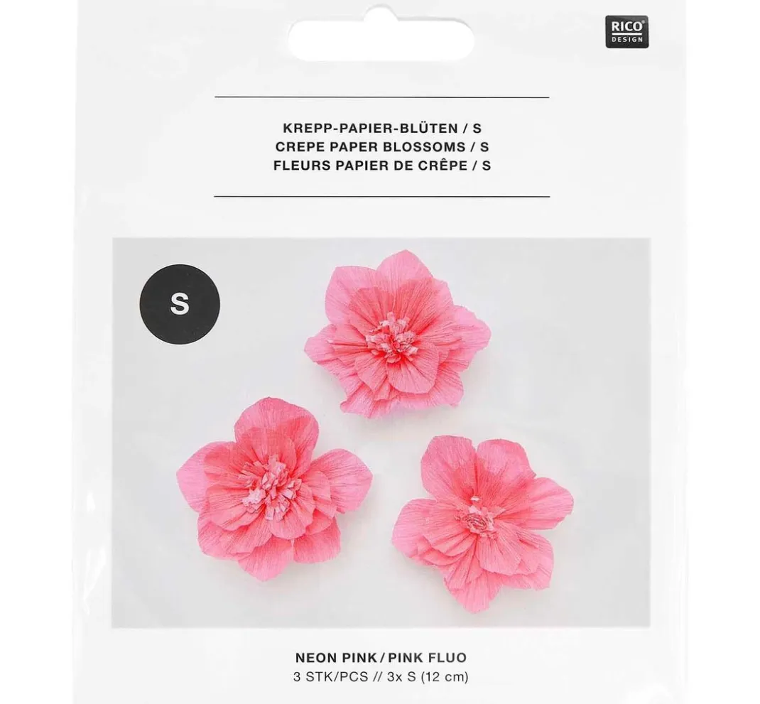 Rico Design Dekofiguren & -Objekte|Blumen>Krepppapier-Blüten