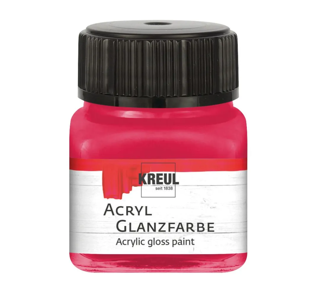 Kreul Kreative Bastelfarbe>KREUL Acryl Glanzfarbe, 20 ml