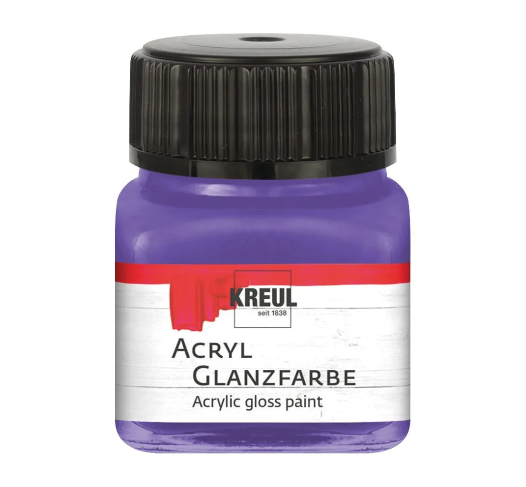 Kreul Kreative Bastelfarbe>KREUL Acryl Glanzfarbe, 20 ml
