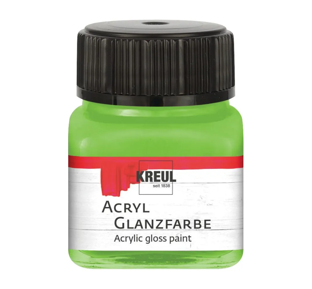 Kreul Kreative Bastelfarbe>KREUL Acryl Glanzfarbe, 20 ml