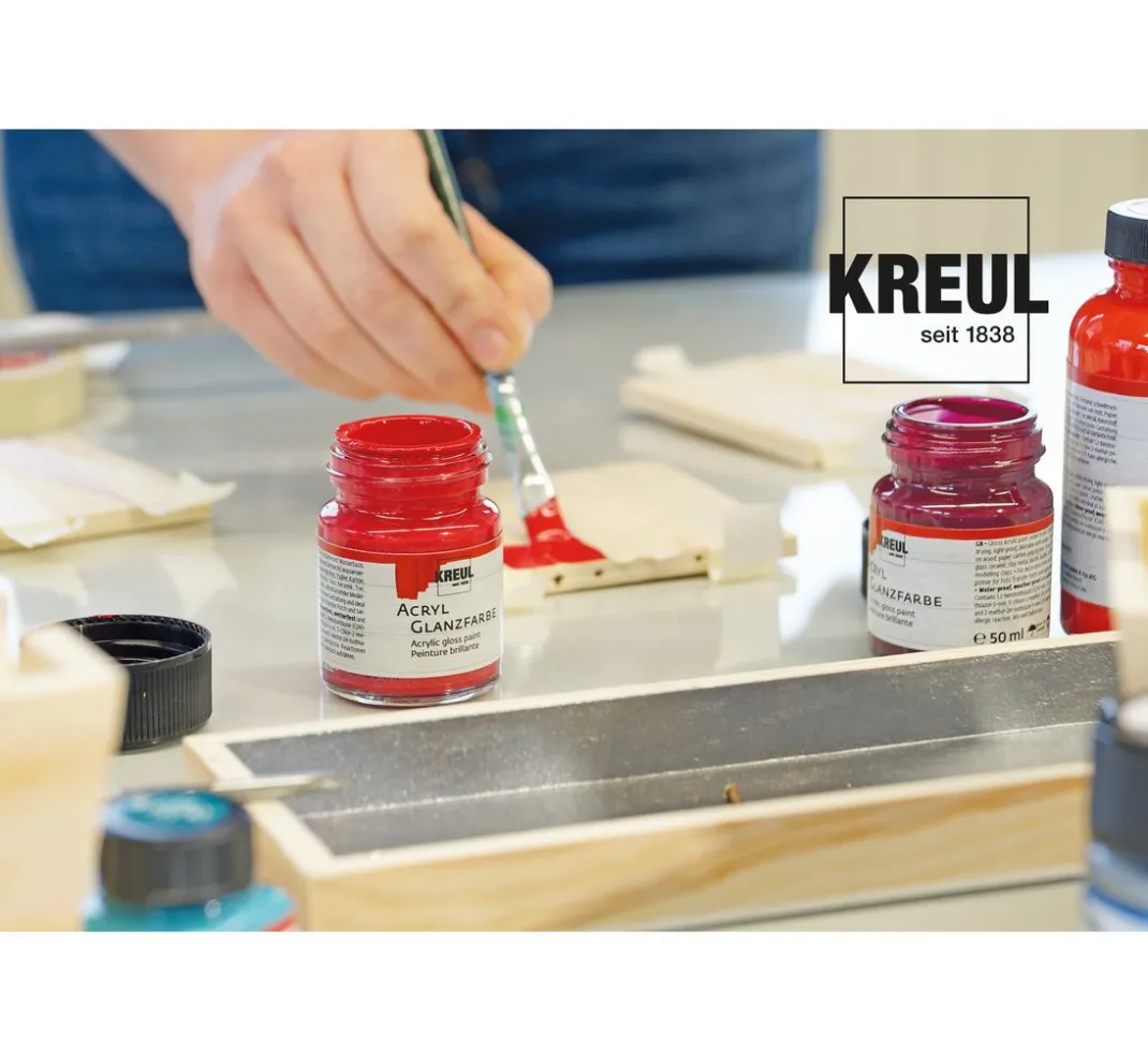 Kreul Kreative Bastelfarbe>KREUL Acryl Glanzfarbe, 20 ml