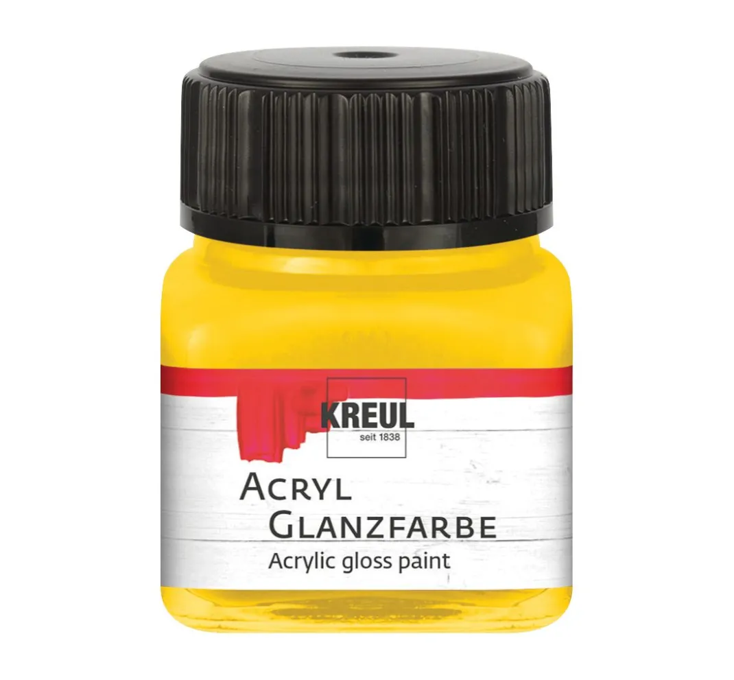 Kreul Kreative Bastelfarbe>KREUL Acryl Glanzfarbe, 20 ml