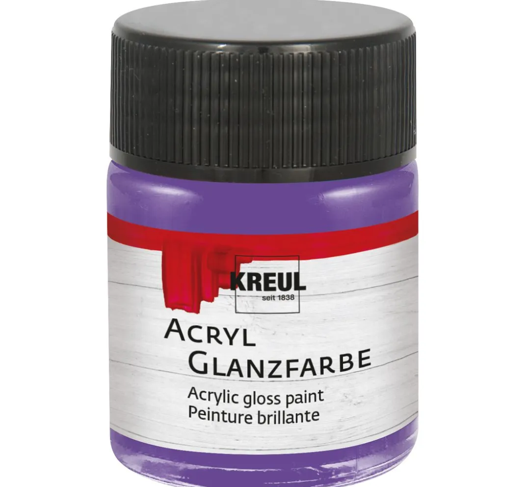 Kreul Kreative Bastelfarbe>KREUL Acryl Glanzfarbe, 50 ml