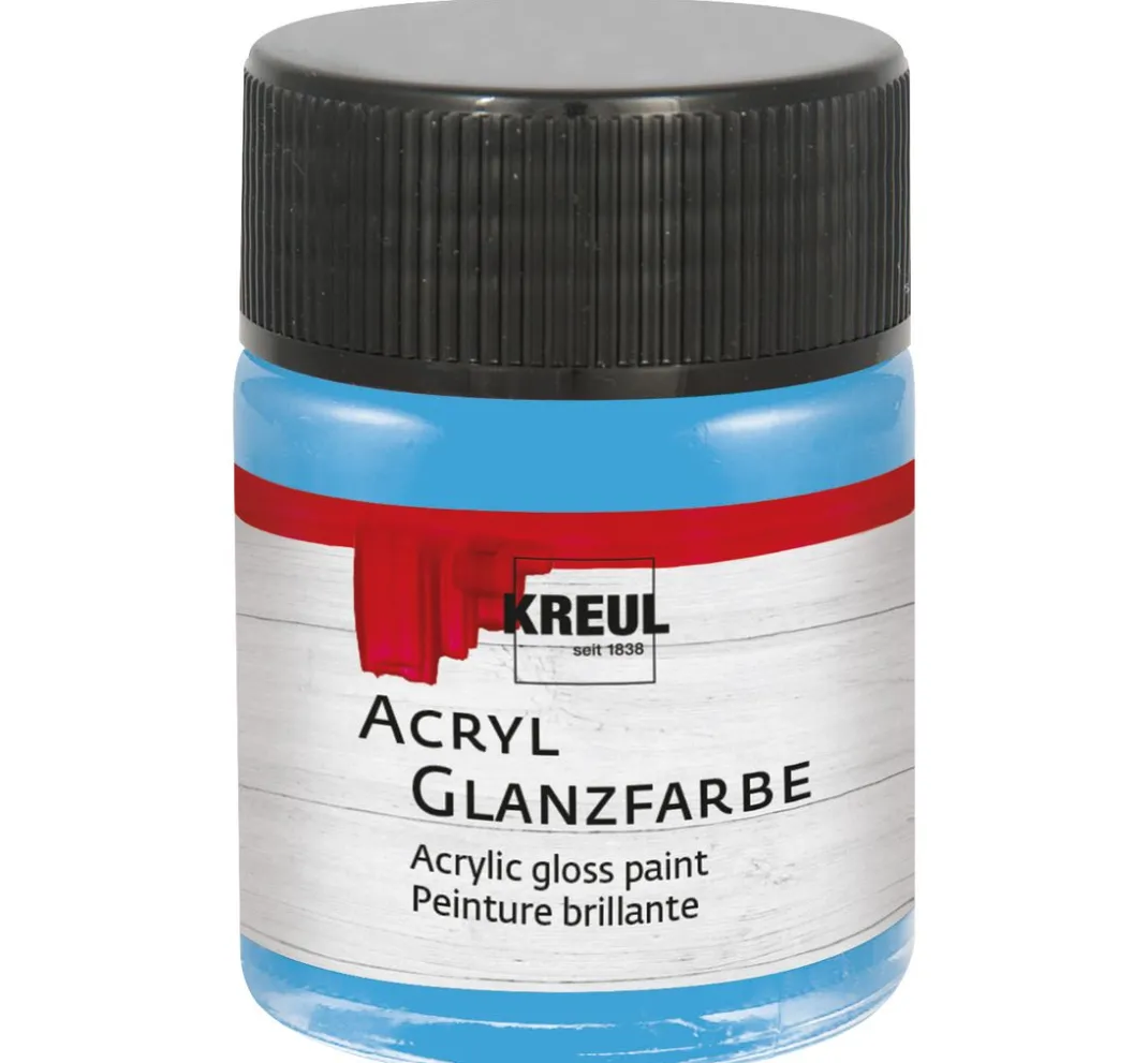 Kreul Kreative Bastelfarbe>KREUL Acryl Glanzfarbe, 50 ml