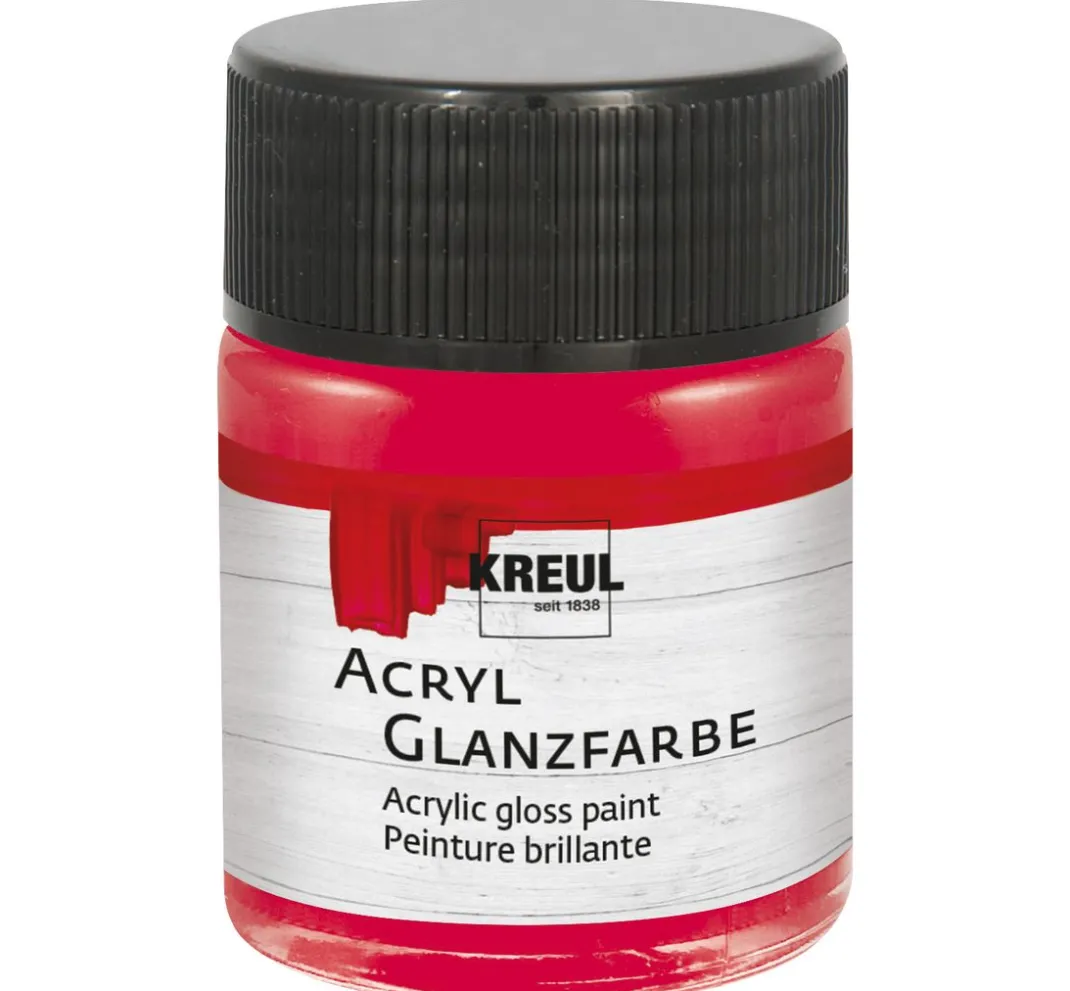 Kreul Kreative Bastelfarbe>KREUL Acryl Glanzfarbe, 50 ml