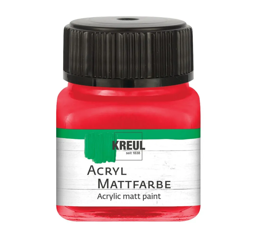 Kreul Kreative Bastelfarbe>KREUL Acryl Mattfarbe, 20 ml
