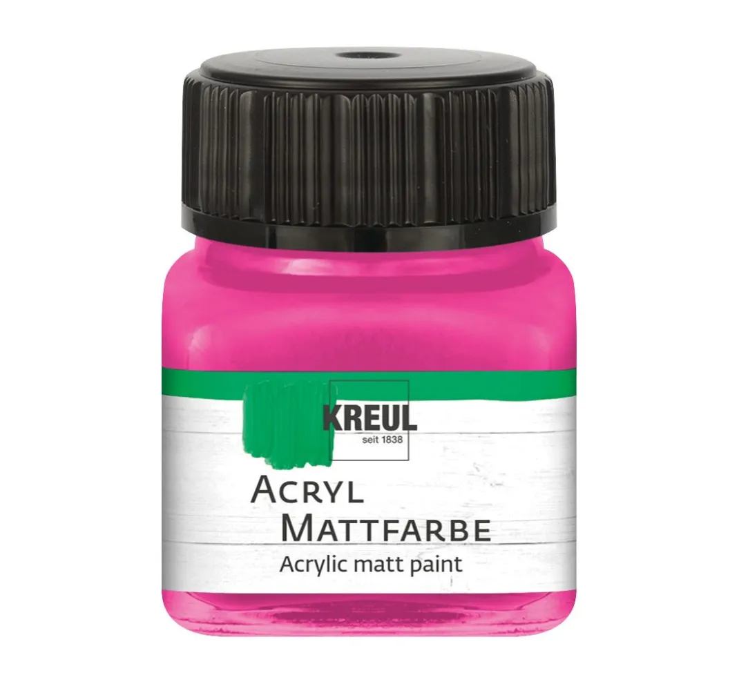 Kreul Kreative Bastelfarbe>KREUL Acryl Mattfarbe, 20 ml